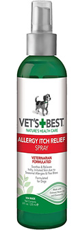 Vet's Best Allergy Itch Relief Spray Спрей для собак з чутливою шкірою