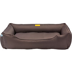 Harley and Cho М'який лежак з бортами Brown Waterproof