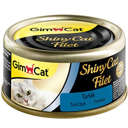 GimCat Shiny Cat Filet консерви для котів, з тунцем