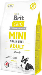 Brit Care Mini Grain Free Adult Lamb
