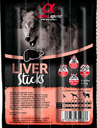 Alpha Spirit Dog Liver Sticks Палички з печінкою для собак