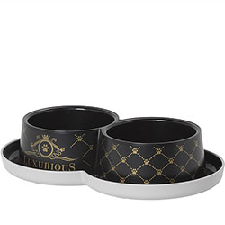 Moderna Двойная миска для кошек "Luxurious Pets"