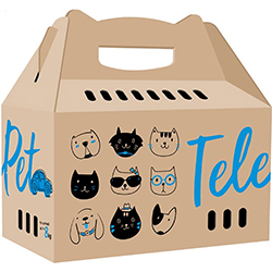 Collar TelePet Картонная переноска для кошек и собак