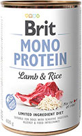 Brit Mono Protein Dog с ягненком и рисом