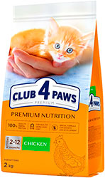 Клуб 4 Лапи Premium з куркою для кошенят