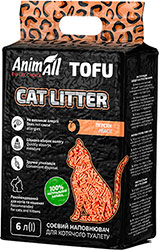 AnimAll Tofu Наполнитель соевый, с ароматом персика