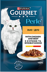 Gourmet Perle Duo з куркою та яловичиною