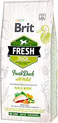 Brit Fresh Duck with Millet Adult Run & Work