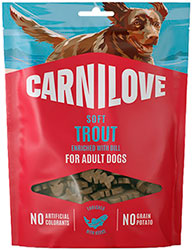 Carnilove Dog Soft Snack с форелью и укропом для собак