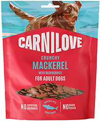 Carnilove Dog Crunchy Snack со скумбрией и малиной для собак