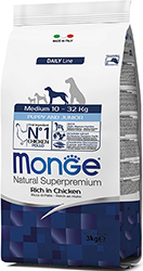 Monge Medium Puppy & Junior Chicken
