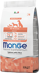 Monge Speciality Line Dog Adult All Breeds Salmon and Rice