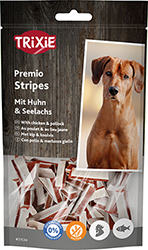 Trixie Premio Stripes with Chicken & Pollock Палочки с курицей и минтаем для собак