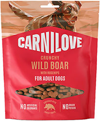Carnilove Dog Crunchy Snack з диким кабаном та шипшиною для собак