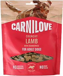 Carnilove Dog Crunchy Snack с ягненком и клюквой для собак