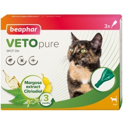 Beaphar Bio Spot On Veto pure Краплі від бліх, кліщів та комарів для котів
