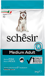 Schesir Dog Medium Adult Fish
