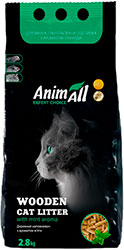 AnimAll Наполнитель древесный, с ароматом мяты
