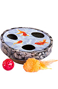 Petstages Hide & Seek Wobble Pond Игрушка-неваляшка с когтеточкой для кошек
