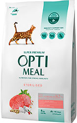 Optimeal Cat Adult Sterilised Beef & Sorghum