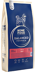 Home Food Premium Active з яловичиною для дорослих собак середніх порід