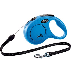 Flexi New Classic S — повідець-рулетка для собак до 12 кг, трос, 8 м