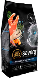 Savory Adult Cat Gourmand Fresh Salmon & White Fish