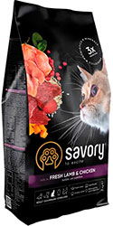 Savory Adult Cat Steril Fresh Lamb & Chicken