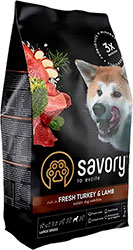 Savory Adult Large Breed Fresh Turkey & Lamb
