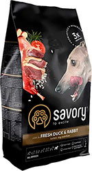 Savory Adult All Breeds Fresh Duck & Rabbit