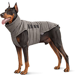 Noble Pet Bobby Navy Пуховик для собак, сірий