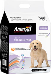 AnimAll Пелюшки з ароматом лаванди для цуценят та дорослих собак