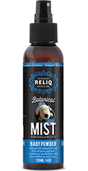 RELIQ Botanical Mist-Baby Powder Одеколон з ароматом дитячої присипки для собак і котів