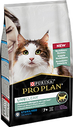 Purina Pro Plan LiveClear Sterilised Senior Turkey