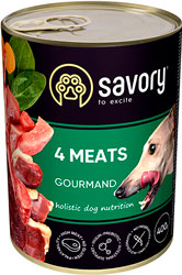 Savory Dog Adult 4 Meats