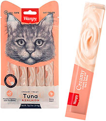 Wanpy Creamy Treat Tuna & Salmon Кремові ласощі з тунцем і лососем для котів