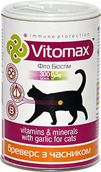 Vitomax Комплекс із пивними дріжджами та часником для котів