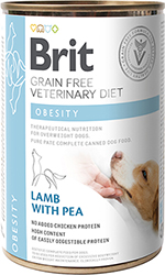 Brit Veterinary Diet Obesity Dog Cans