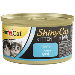 GimCat Shiny Cat консерви для кошенят, з тунцем