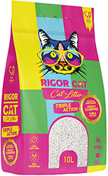 Rigor Cat Наполнитель для кошачьего туалета, с ароматом детской присыпки
