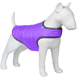 AiryVest Курточка-накидка для собак, фіолетова