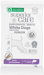 Nature's Protection Superior Care White Dogs Junior Brain Development With Salmon