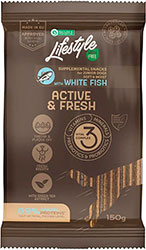 Nature's Protection Lifestyle Dog Snacks Junior Active & Fresh With White Fish