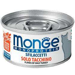 Monge Monoprotein Cat Solo Flakes of Turkey