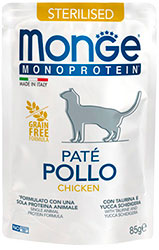 Monge Monoprotein Cat Sterilised Pate Chicken