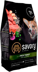 Savory Adult All Breeds Sterilised Fresh Turkey