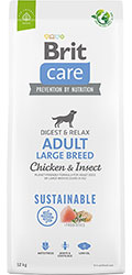 Brit Care Sustainable Adult Large Breed Chicken and Insect