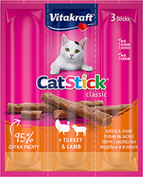 Vitakraft Cat Stick з індичкою та ягням