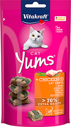 Vitakraft Cat Yums з куркою та котячою травою