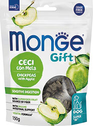 Monge Gift Dog Sensitive Digestion Веганское лакомство с нутом и яблоком для собак